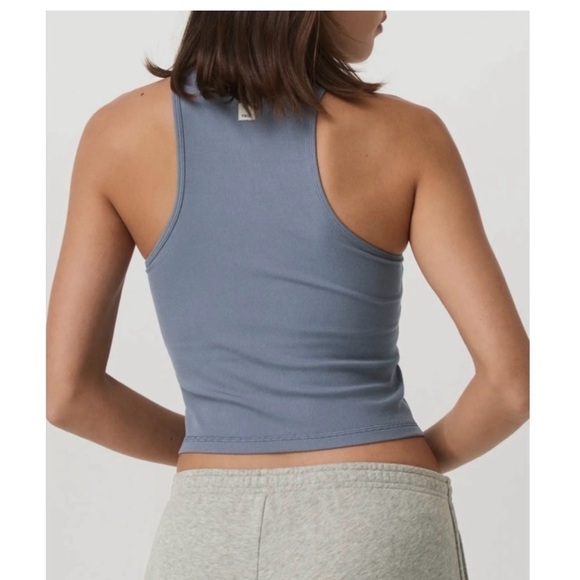 Vuori Plyo racer back tank top Slate Blue Women's size S NWT - Picture 2 of 8